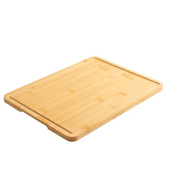 Mainstays 11" x 14.5" Non-slip Bamboo Cutting Board, 100% Natural Bamboo Color - Picture 5 of 6